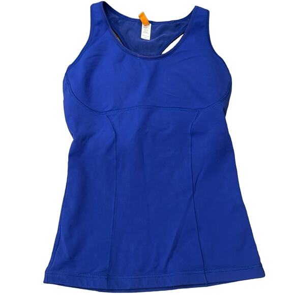 Lucy Women's Perfect Core Racerback Top Cobalt Blue Size M - Picture 1 of 9